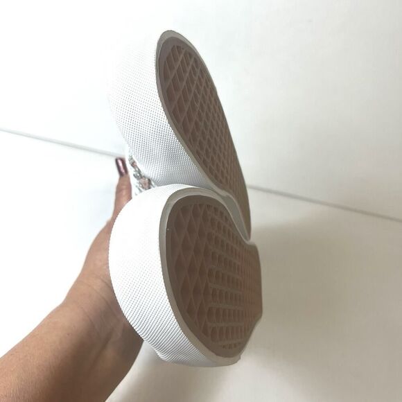 Vans UltraCush Skate Canvas Shoes Floral Glitter Shoelace Womens 5.5 Sneaker New - Picture 9 of 11